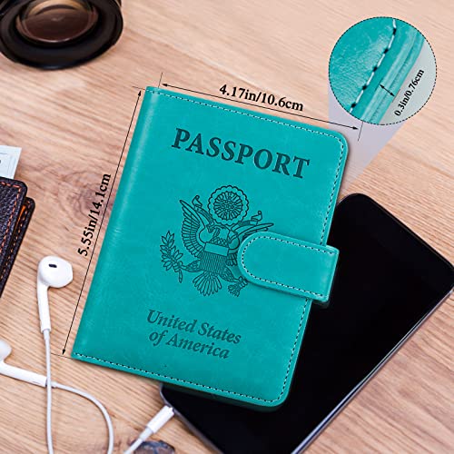 TIGARI Passport Holder Wallet, Travel Essentials Passport and Vaccine Card Holder Combo, Leather Travel Wallet Rfid… - Image 7