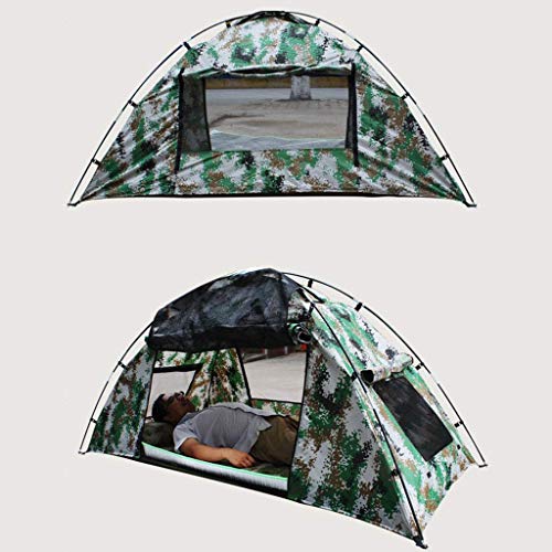 Carpa de camping impermeable camuflaje para 1 persona miniatura 2