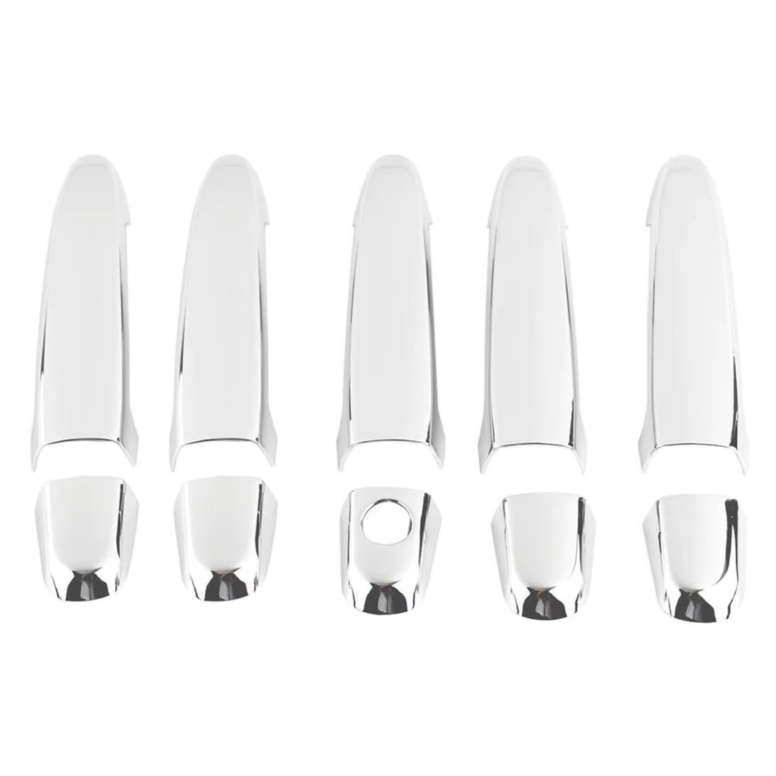 Rcuihgfb One Color Door Handle Shell Compatible With Toyota For Land For Cruiser For Prado Fj120 2003-2009 Car Exterior Door Handle Outer Cover Front Rear Protector Set