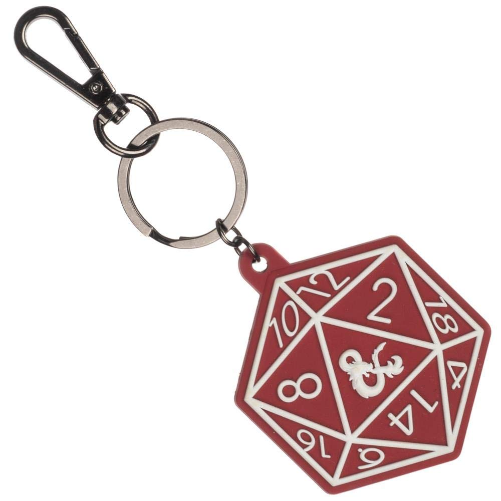 BioworldDungeons and Dragons Game D&D Dice D20 Keychain