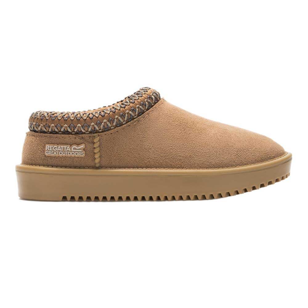 Regatta  Kids Brown Kids Risley Mule Waterproof Lifestyle Shoes in Size C10, Sports Direct