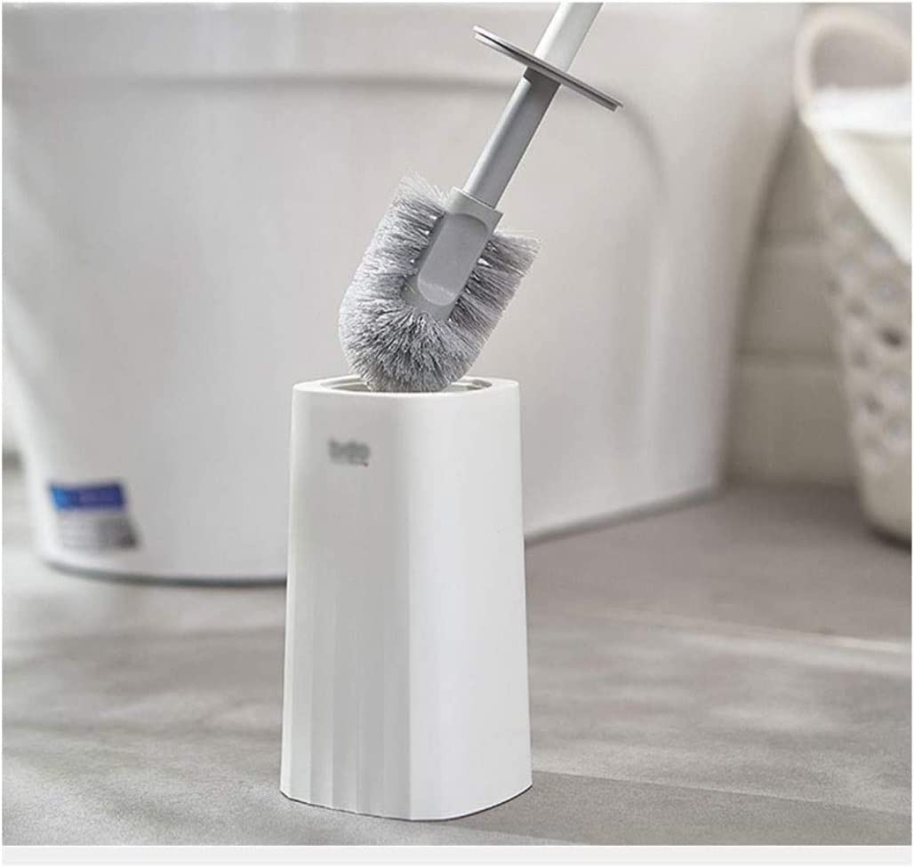 Escobilla de Baño Escobillero WC Escobilla WC Escobilla Y Soporte Para Inodoro, Escobilla De Plástico Para Inodoro Con Mango Largo, Juego De Escobilla De Limpieza Para Inodoro De Baño Escobillero de B