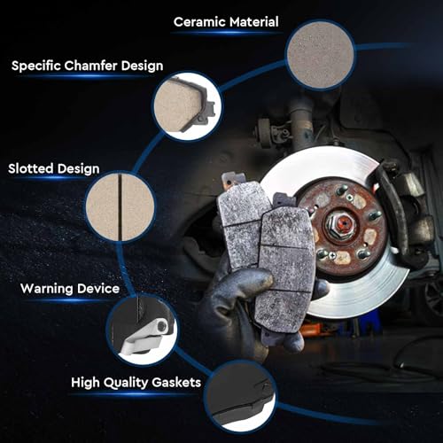 ILONPA Ceramic Brake Pads Set