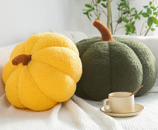 Coussin De Citrouille, Décoration 3D, En Peluche D'Halloween, Coussin