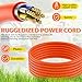 4 Gang Electric Hook Up for Camping,5 Metres 16A to 13A Extension Lead,Heavy Duty-250V Mains Lead for Caravans,Mobile Homes,Motorhomes