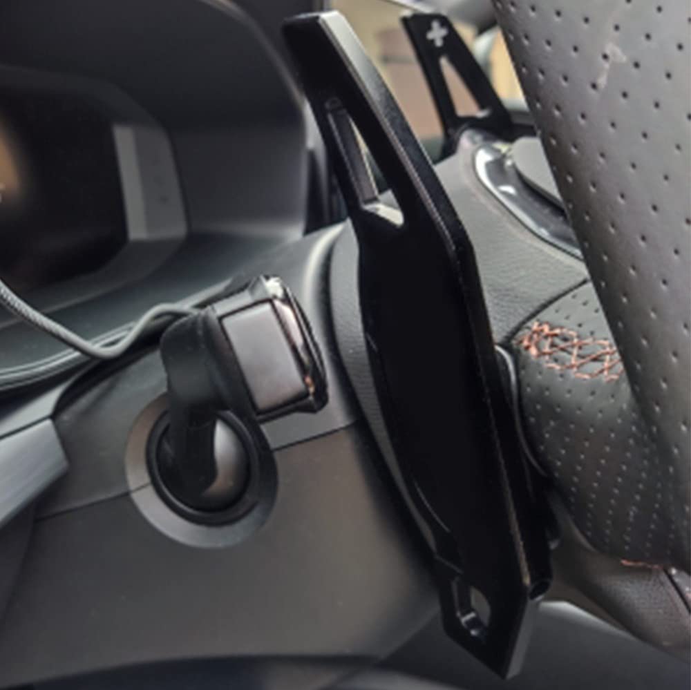 Schaltwippen-Erweiterung Für Cupra Ateca, Leon & Formentor – Sportliche Lenkrad-Paddles Aus Metall Für Schnelleres Schalten (Schwarz)