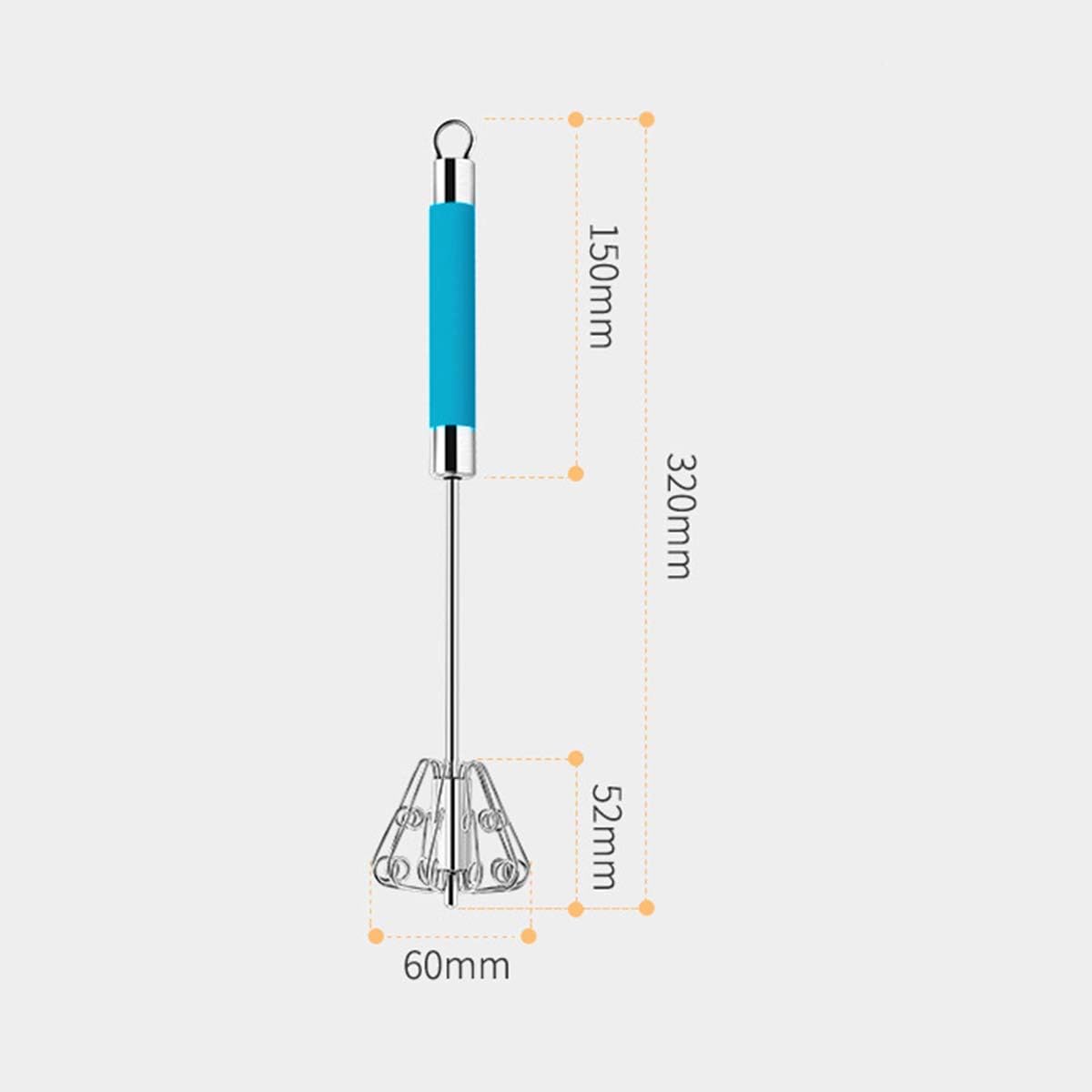 Diagram showing dimensions of the HAOXUAN whisk