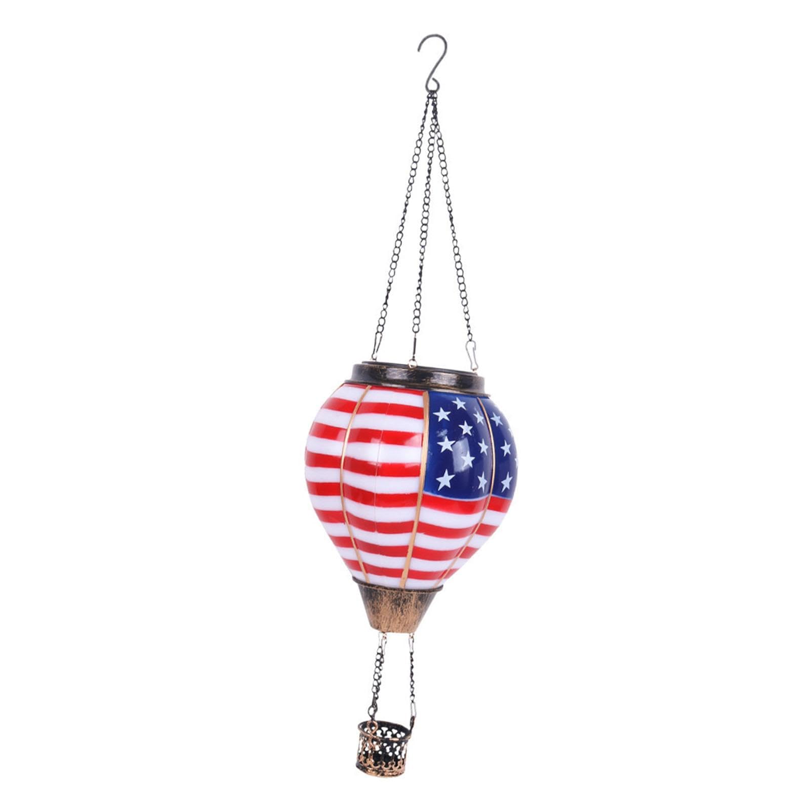 Club Bollywood® Hot Air Balloon Solar Lantern Decorative Outdoor Lamp for Porch Lawn Holiday Straight Lines| Other Yard, Garden & Outdoor| Other Yard, Garden & Outdoor|1 Hanging Solar Lantern-image-30