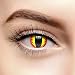 Chromaview Lentillas de Color Rojo Ojo de Dragón de 30 Días -...