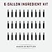 Fontana Wine Making Ingredient Kit - Merlot 6 Gallon DIY Kit | Premium Ingredients | Makes 30 Bottles