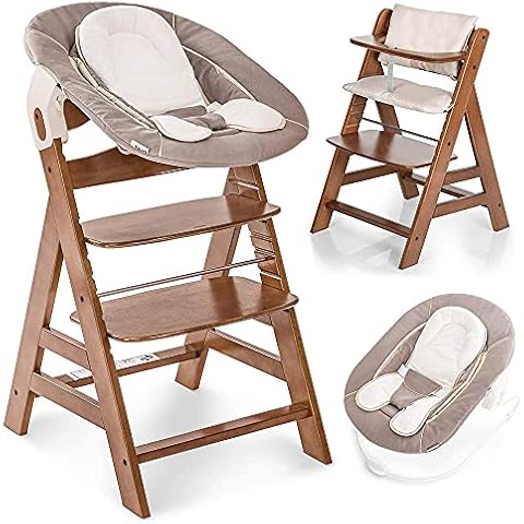 Hauck Alpha Newborn Set - Baby Holz Hochstuhl ab Geburt Cover