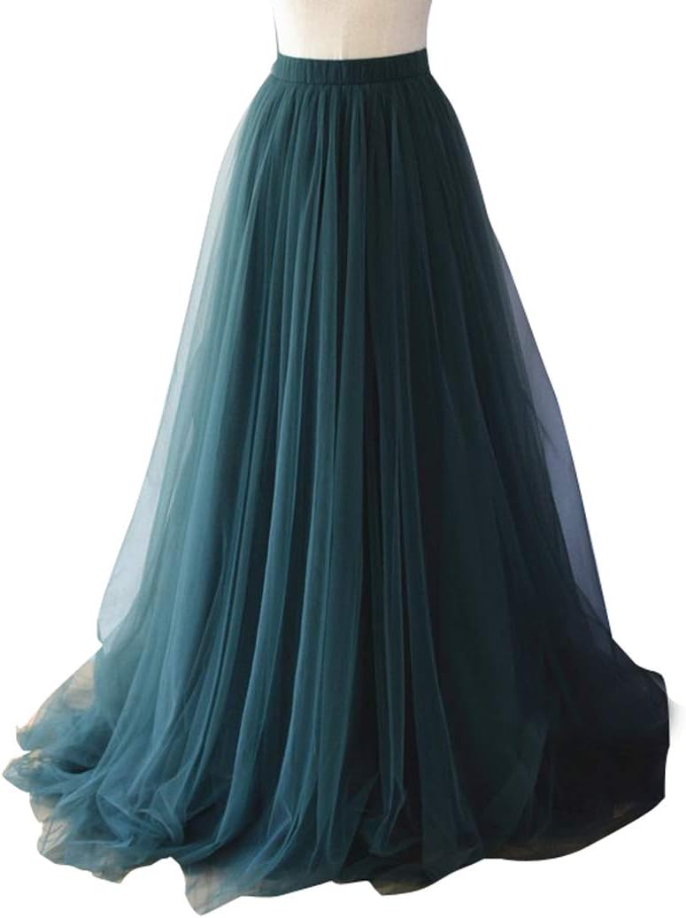 Women's Maxi Tutu Skirt Wedding Party Bridal Skirts Ball Gown Skirts