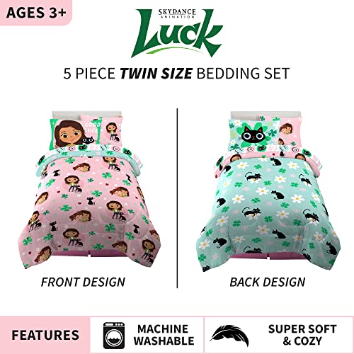 image for Skydance Luck Kids Bedding Super Soft Comforter and Sheet Set with Sha