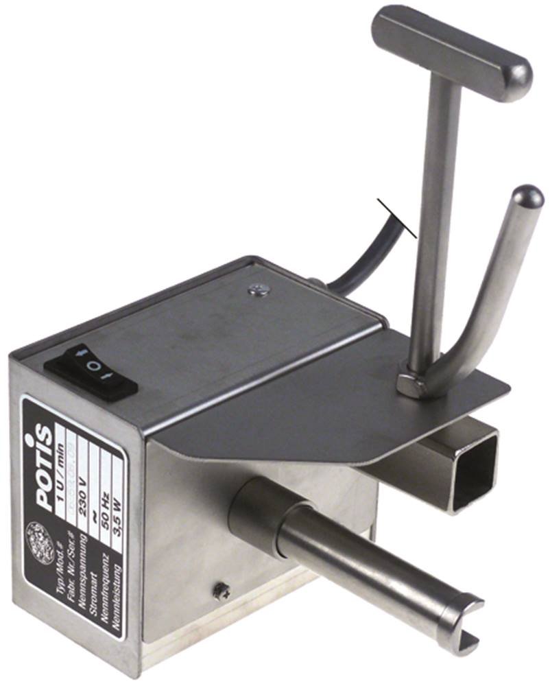 Motor de engranaje Potis PT0152 de 230V con carcasa protectora para giroscopios G1, G2 y G3 2