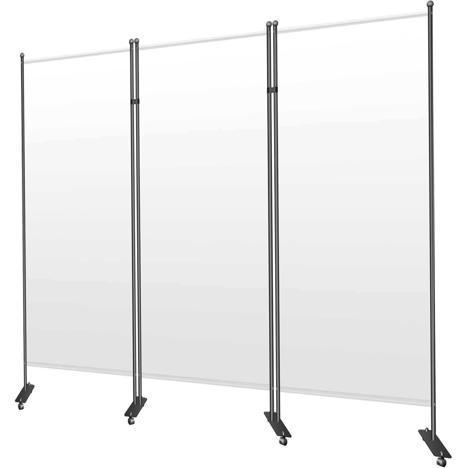 Buy VEVOR Office Partition 102" W x 14" D x 71" H Room Divider Wall 3