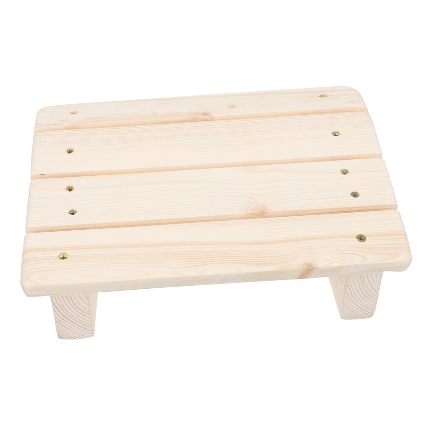 Panca Poggiapiedi in Materiale Sintetico Portatile Colore Khaki Funzione di Comodo Supporto per Riposo Piedi, per Ufficio e Casa