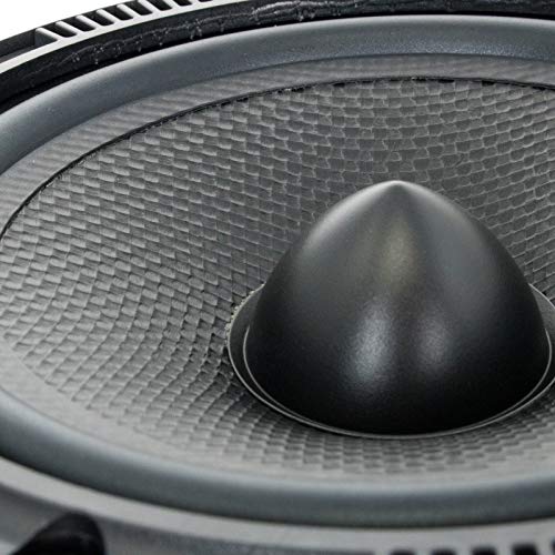 2 Pairs Of Gravity 600C 6.5-Inch 2-Way Car Audio Component Speakers System 6-1/2 Inches (4 Bass, 4 Tweeters, 4 Crossovers) #TOP6