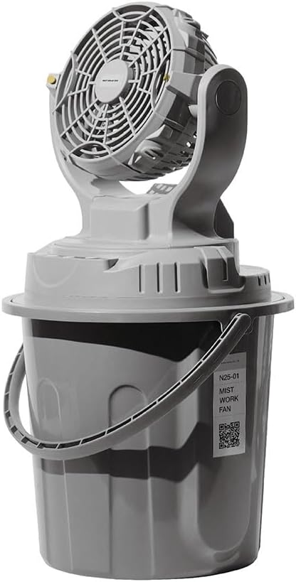 SHOWA ミストワークファン N25-01 昭和商会 ミスト付充電式
