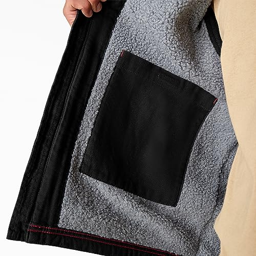 Dickies Mens Canvas High Pile Fleece Lined Vest4