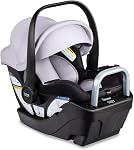 Britax Willow S Infant Car Seat With Alpine Base — Graphite Onyx | Rear Facing Lightweight Baby Car Seat With ClickTight for Easy Installation, Naturally Flame-Retardant SafeWash Fabrics