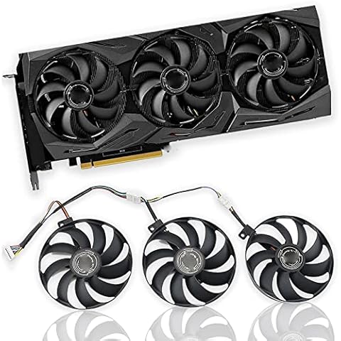 Dotodo T129215SU GPU Card Cooler Fans For ASUS ROG STRIX-GeForce RTX 2070 2080 SUPER Ti GAMING RTX2080 RTX2080Ti Fan (Fan-ABC) Cover