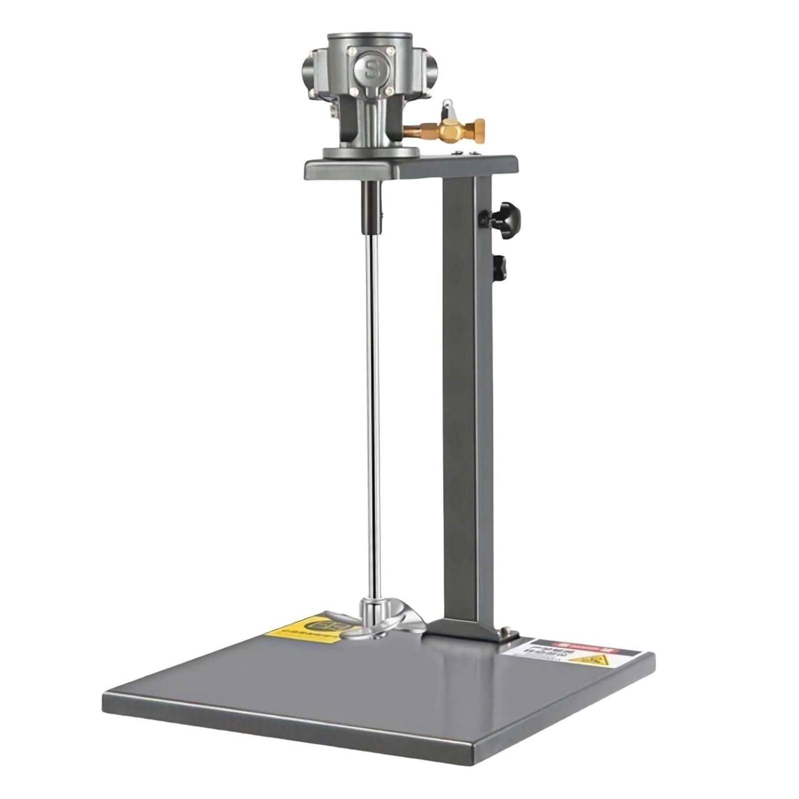 Miscelatore pneumatico for vernice da 5 galloni, agitatore automatico for vernice, agitatore ad aria 1/4 HP con supporto, 0~2600 giri/min, regolabile in altezza