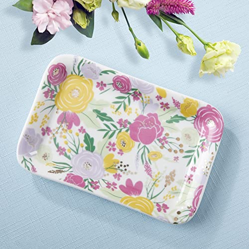 Kate Aspen Garden Blooms Schmuckschale, Keramik, Gartenblumen, One Size Cover