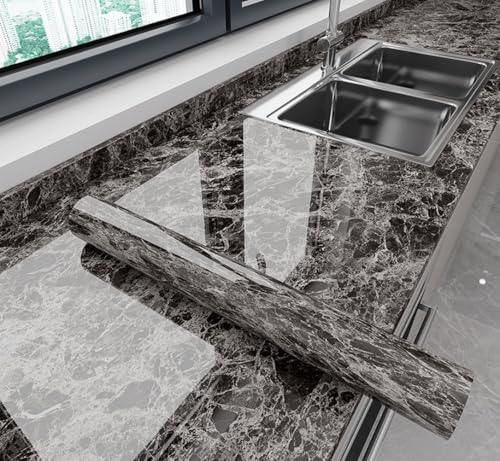 Bai You Mei Küche Klebefolie 60cm x1000 Wandaufkleber Selbstklebend Tapete...