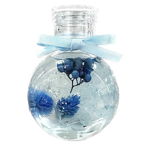 Lulu's ルルズ ジュエルハーバリウム ル アクアマリン 推し色 推し活 誕生日 プレゼント ギフト プリザーブドフラワードライフラワー ボトルサイズ:幅7cm 奥行4.5cm 高さ9.5cm 100ml ジュエリーハーバリウム アクアマリン Lulu