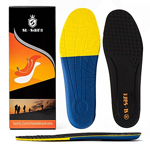 SL-Saint Comfort Elastische Plantarfasziitis Stoßdämpfende Einlegesohlen für Männer und Frauen, Atmungsaktives, leichtes, dickes Kissen, Sportarbeit und Wandereinsätze Cover