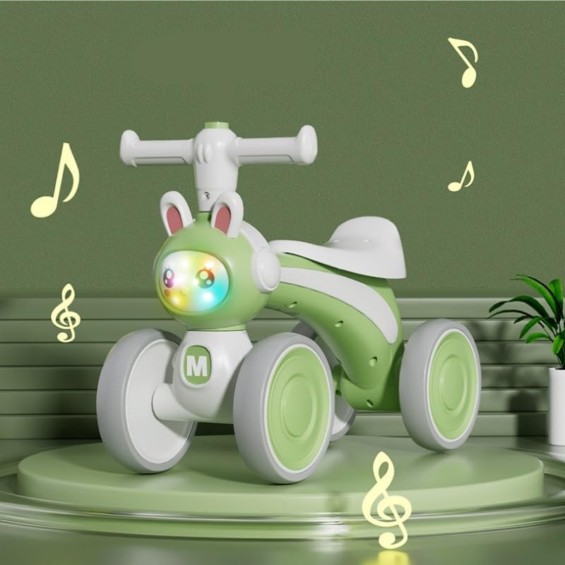 Coche sin Pedales Bicicleta de Equilibrio for Interiores y Exteriores sin Pedales Andador for bebés Juguetes Ruedas silenciosas, Primera Twister Coches