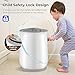 COSTWAY Towel Warmer for Bathroom, 21L Large Towel Heater with Flip-top Lid, Child Safety Lock, 1H Auto Shut Off, Blanket Warmer for Towels, 45” x 70” Bathrobes, Bathroom, Gift for Family
