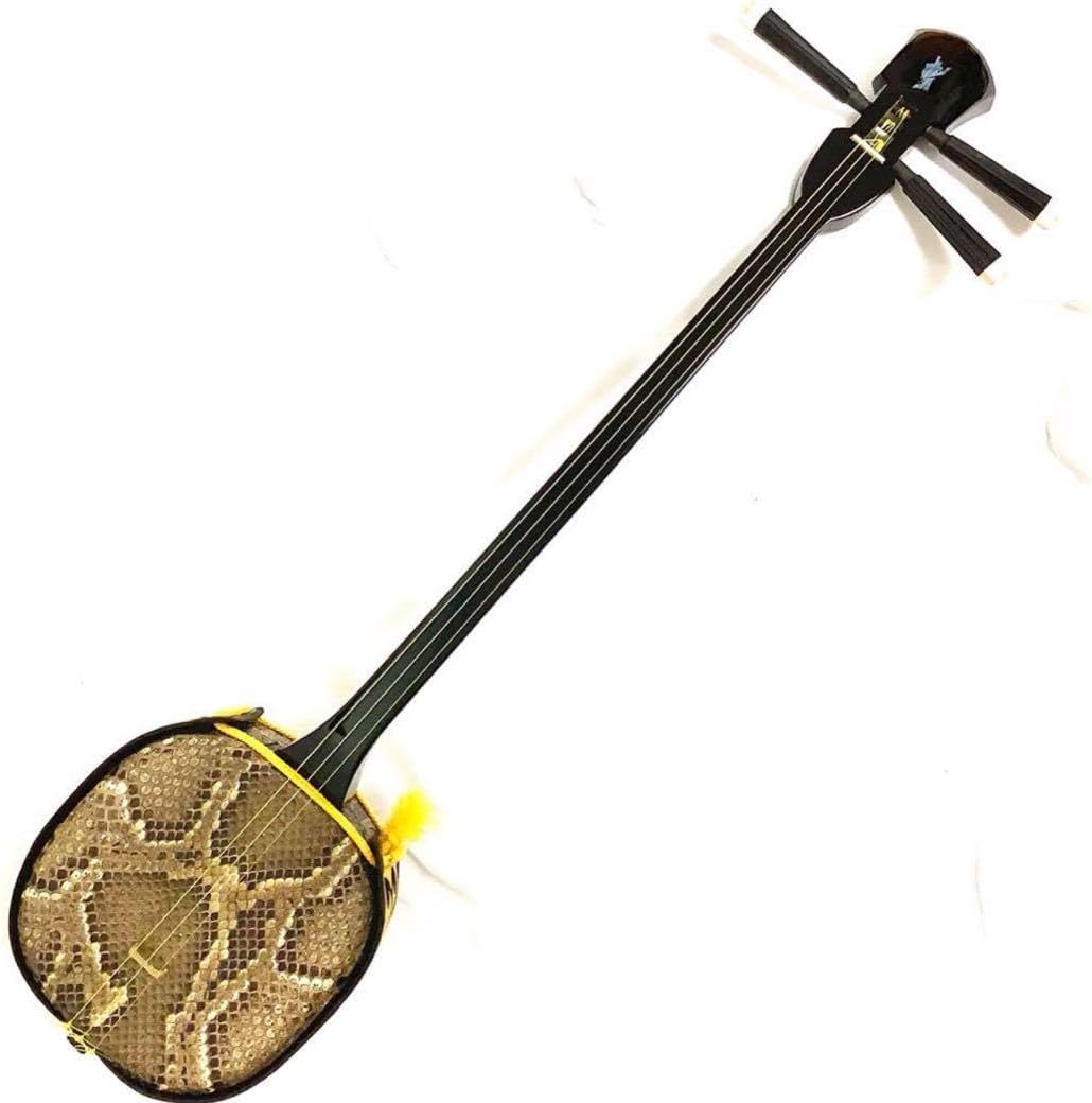 奄美三線本皮強化張り♪ 真壁型本皮三線 アジショー｜ 三線 真壁