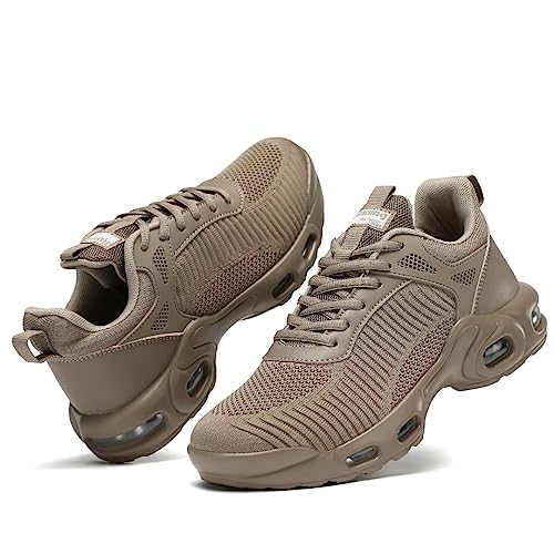 Image of Kapsen Men's Air Running Shoes Lightweight Breathable Walking Shoes Non Slip Fashion Sneakers Mesh Workout Casual Sports Shoes