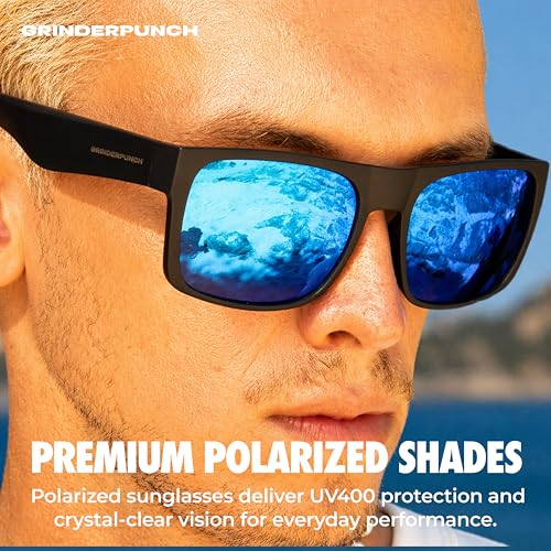 Image of grinderPUNCH XL XXL Sunglasses Men Big Head Extra Large Wide Polarized