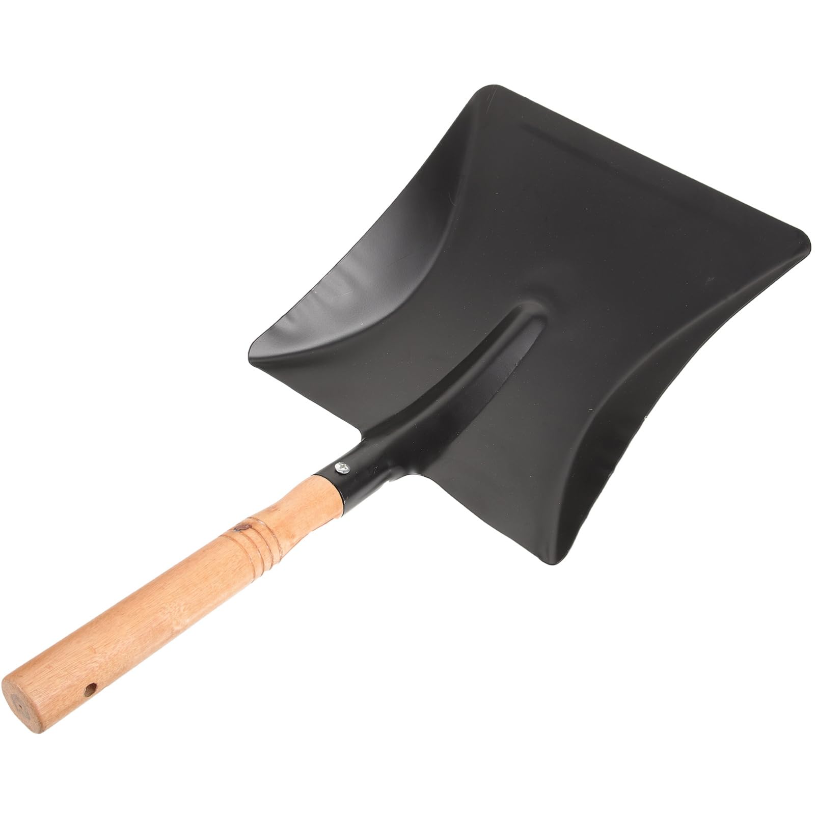 Sosoport Portable Iron Spade Wood Handle for Outdoor Landscaping and Garden Work
