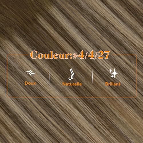 Extension cheveux queue de humain balayage ombré Easyouth 45cm - 2