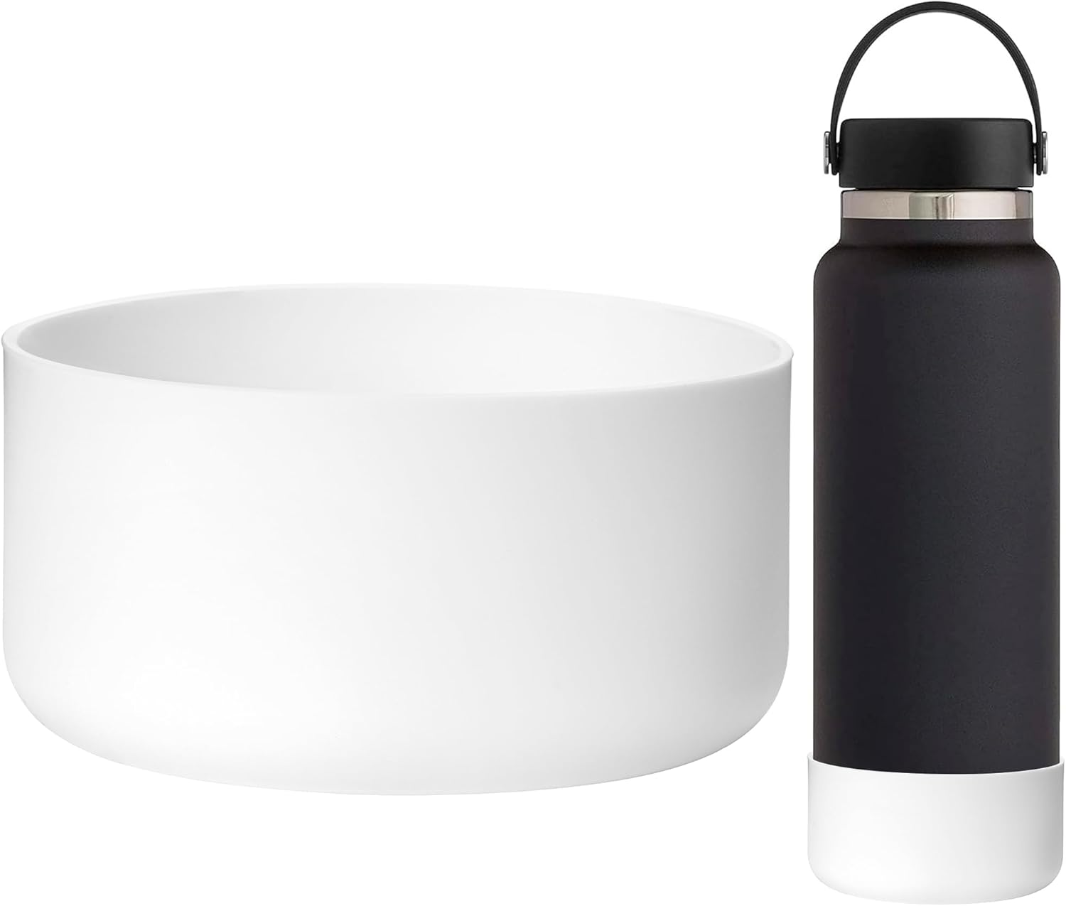 Silicone Sleeve Boot for 32oz 40oz Hydro Flask, Wide Mouth Water Bottle Boot Bottom Base for Hydro Flask 32oz 40oz Only
