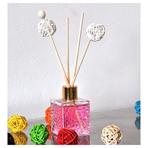 20Pcs Wicker Rattan Balls Table Wedding Party Christmas Decoration (Diameter 1.2 Inch, Red) #TOP5