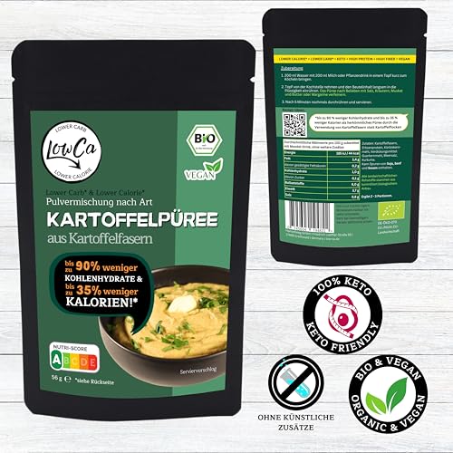 LOWER CARB KARTOFFELPRODUKTE KOMBI-SETS | stark kohlenhydratreduziert | kalorienreduziert | protein- und ballaststoffreich | bio (3x MINI-KLÖßE + 3x PÜREE)