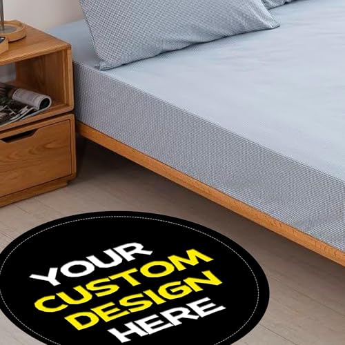 Tapete redondo personalizado lavable 200 cm diámetro miniatura 6