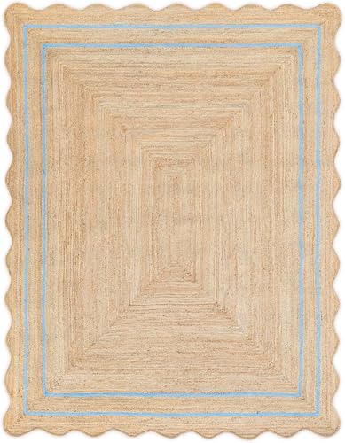 Tapete rectangular trenzado jute 79x152 cm