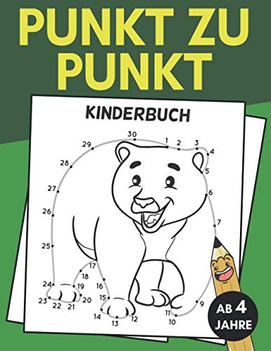 Punkt zu Punkt kinder Ab 4: 60 Tiere zum Zeichnen, Punkt zu Punkt Tiere Malbuch ! Punkt zu Punkt bis 30-50 (Punkt zu punkt mit den zahlen für Jungen und Mädchen)
