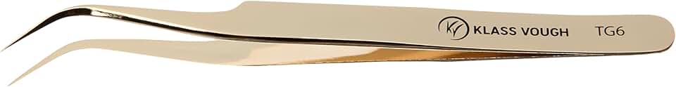 Pinça Para Alongamento Ponta Curva e Angulada TG06 - Klass Vough