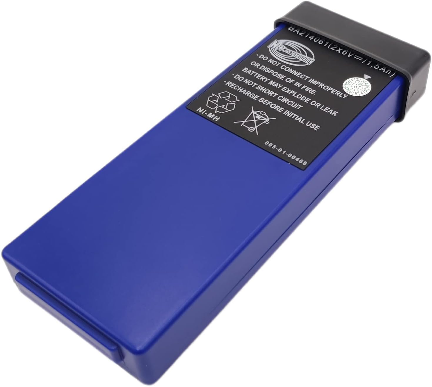 XCGonSa 5-Pack 6V 1500mAh Replacement Battery for HBC Radiomatic BA213020 BA214061 FUB10AA Battery