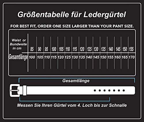 Trachten Center Cintura da uomo e da donna, in