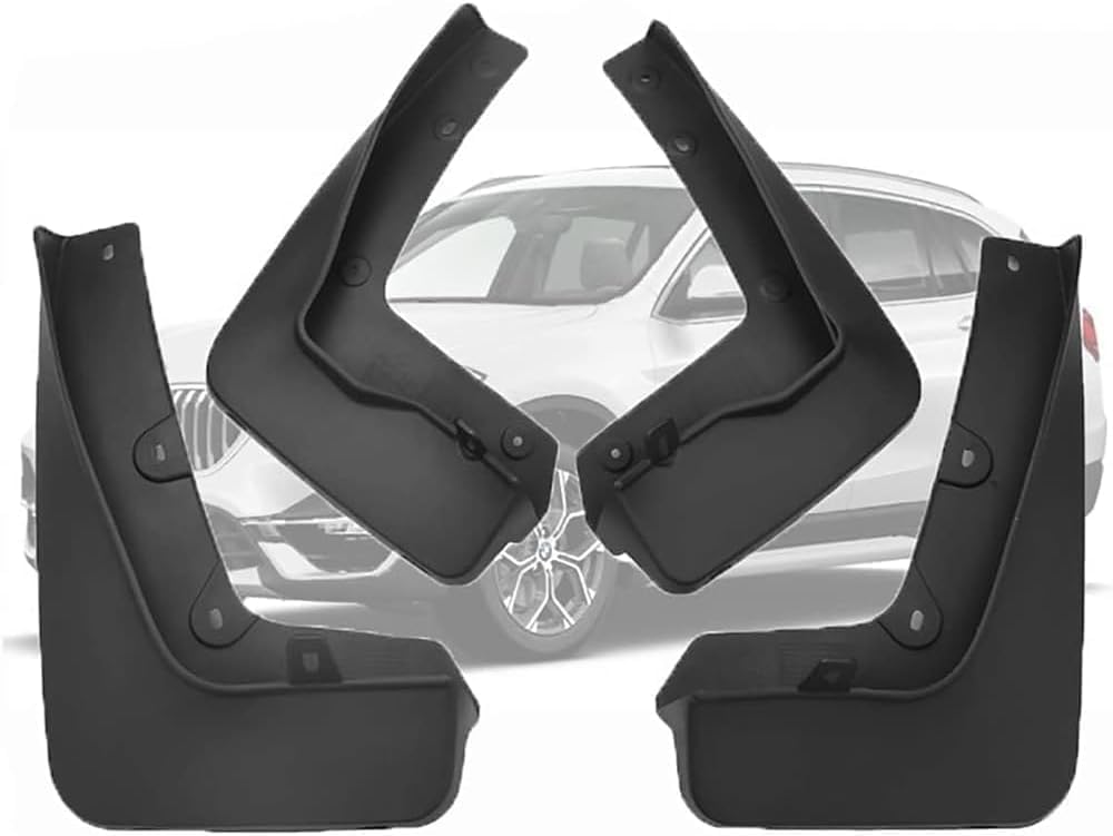 ZanLIn Car mudguard suitable for BMW X1 2016 2017 2018 2019 2020, Mud Flaps Splash Guards Replacement Decorative Mudguard Wheel Baffle Protection