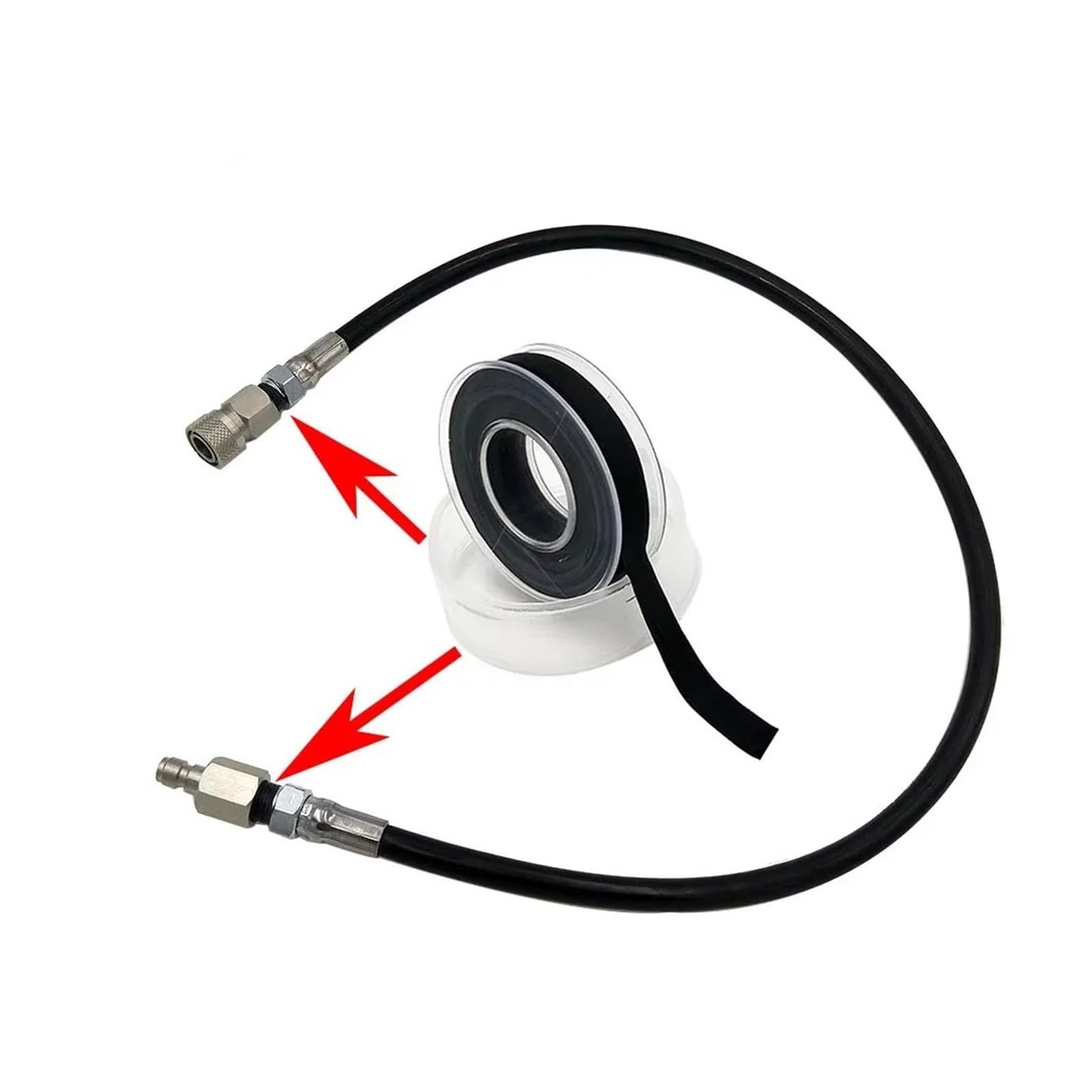 1 Stück PTFE-Gewindedichtband for pneumatische Verschraubungen, Manometer, Schnellkupplungen und Schlauchverbinder