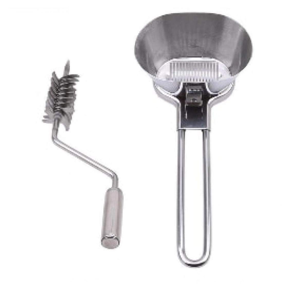 Casecover Manual Rotary Herb Mill Spice Grinder Stainless Steel Parsley Shredder Chopper Kitchen Grater for Spice Vegetable