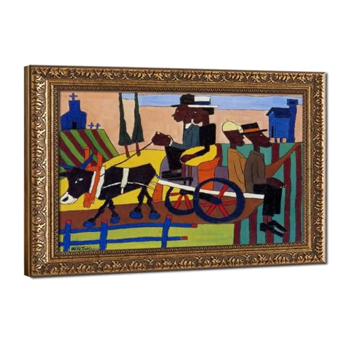 Toile Going to Church - L'esprit de William H. Johnson pour sublimer votre foyer